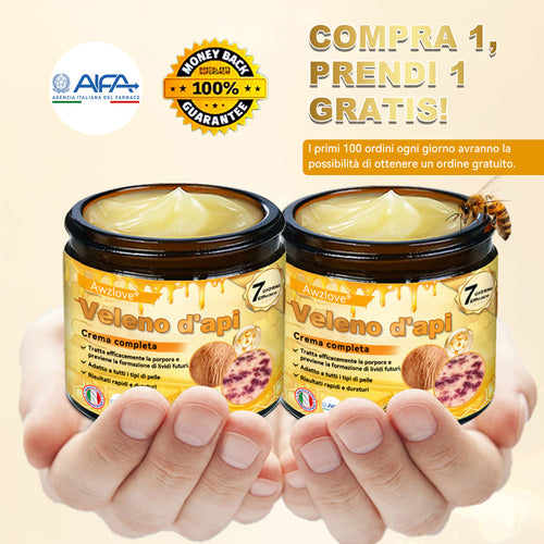 Prodotto e spedito dall'Italia 🏆AWZLOVE® Crema completa al veleno d'api ULTIMO GIORNO 80% DI SCONTO🏆